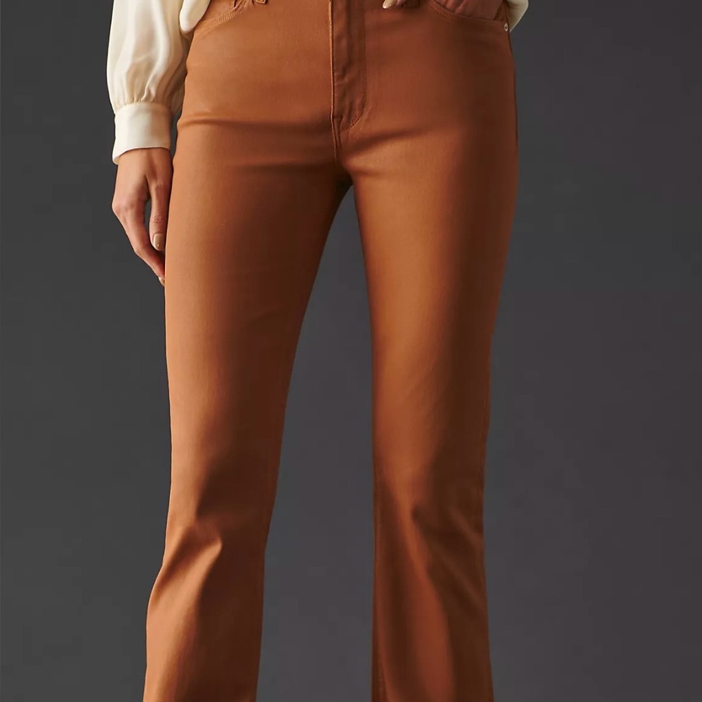 Anthropologie Brown Wide-Leg Jeans